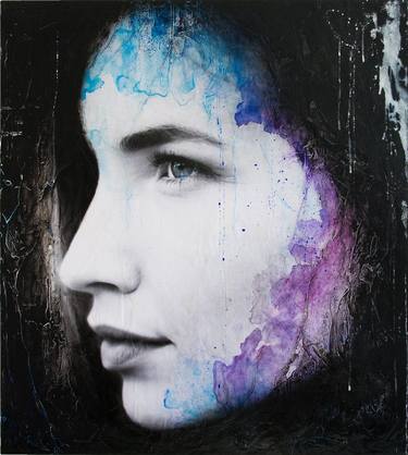 Print of Portrait Paintings by Rouzbeh Tahmassian