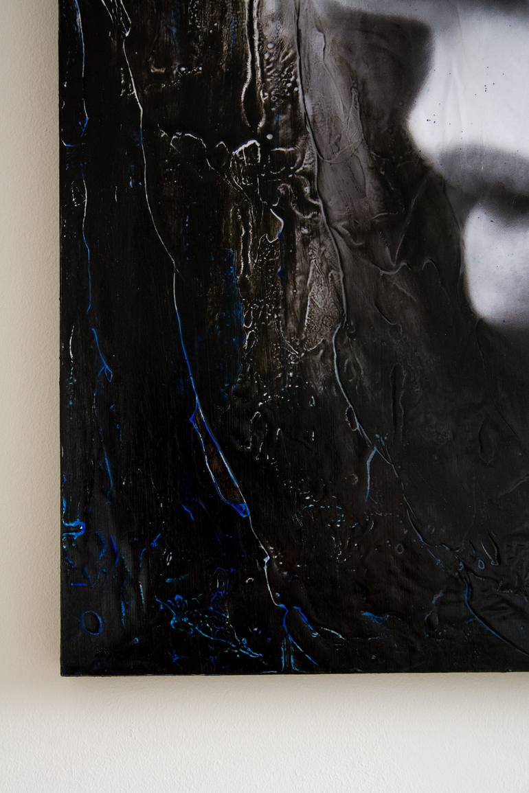 Original Expressionism People Painting by Rouzbeh Tahmassian