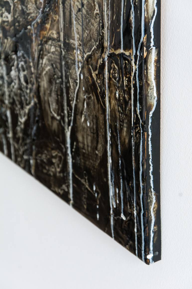 Original Expressionism People Painting by Rouzbeh Tahmassian