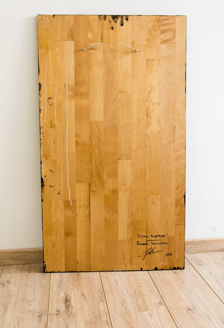 Original Expressionism People Painting by Rouzbeh Tahmassian