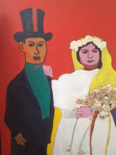 "Portrait of Russian Immigrants in Brooklyn Based on their 1913 Wedding Portrait" thumb