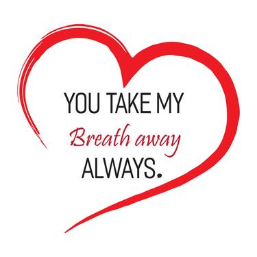 Valentine's day Love quote design thumb