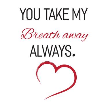 Valentine's day Love quote design thumb