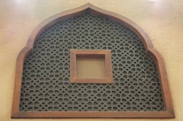 Beautiful Islamic architecture on wall thumb