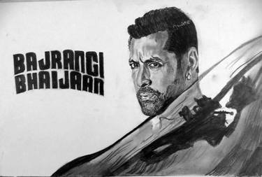 Salman khan bajrangi bhaijaan pencil Sketch thumb