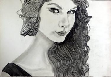 Taylor Swift pencil portrait thumb