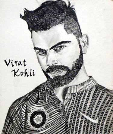 Virat kohli Indian cricketer Portrait thumb
