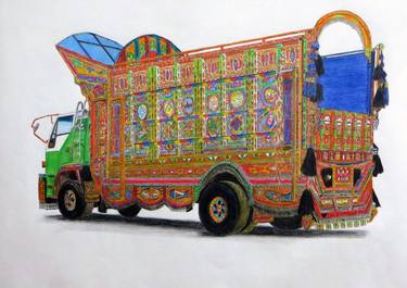 Pakistani truck art in color thumb