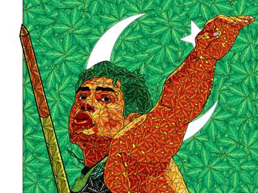 Green Economy Art Series 3 Arshad Nadeem Pakistani Athlete thumb