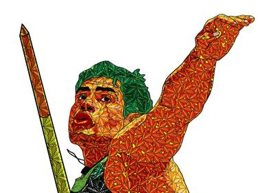 Green Economy Art Series 3 Arshad Nadeem Pakistani Athlete thumb