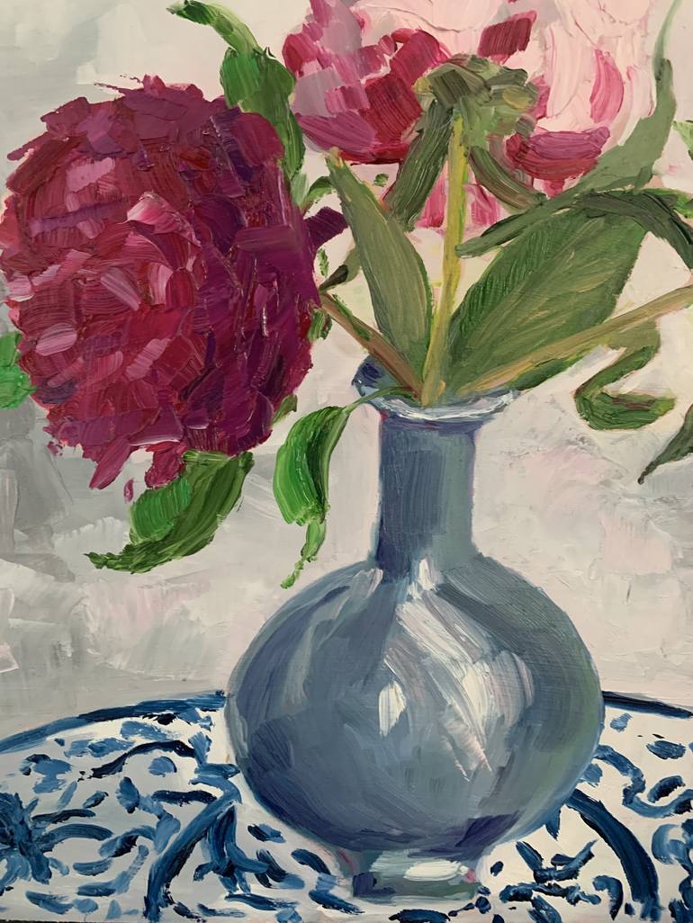 Original Impressionism Still Life Painting by Kate Solohub