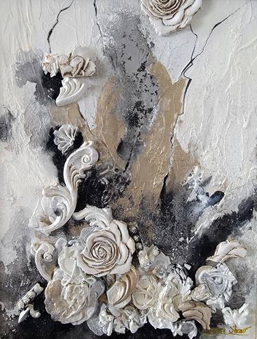 Original Abstract Mixed Media by Sana Shaw