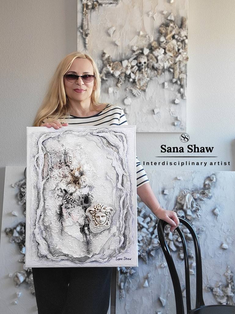Original Contemporary Abstract Mixed Media by Sana Shaw