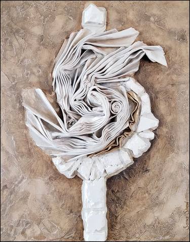 Original Baroque Abstract Sculpture by Sana Shaw