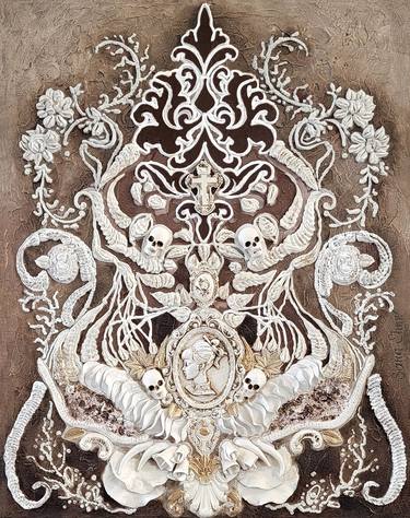 Original Baroque Abstract Sculpture by Sana Shaw