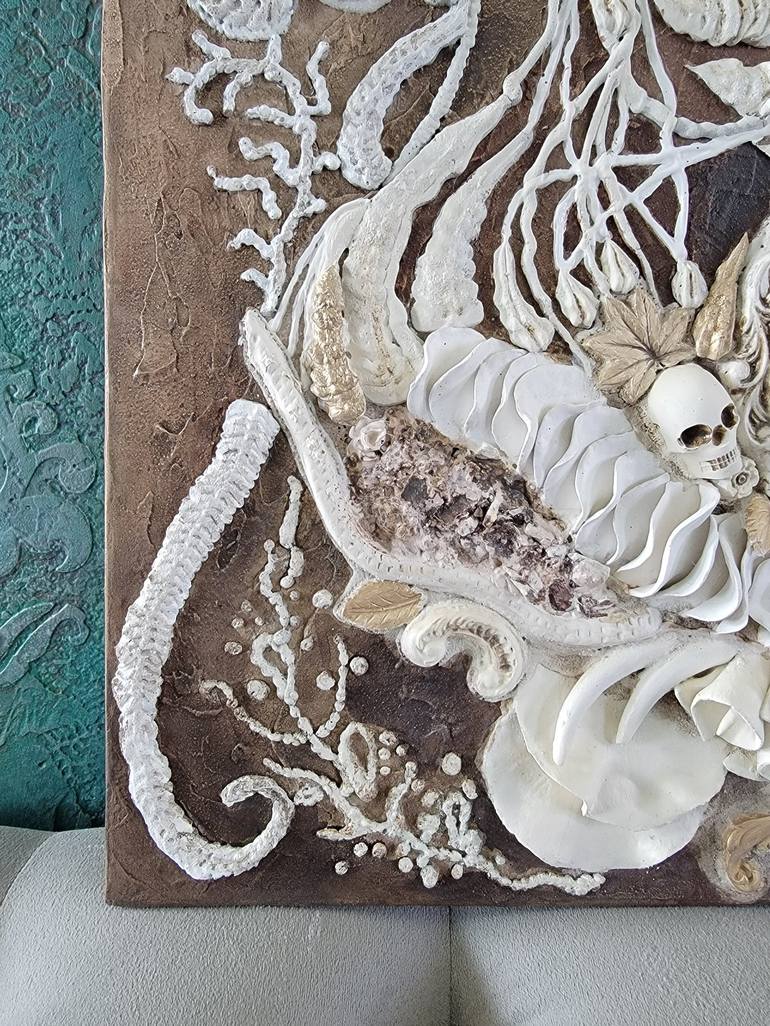 Original Baroque Abstract Sculpture by Sana Shaw