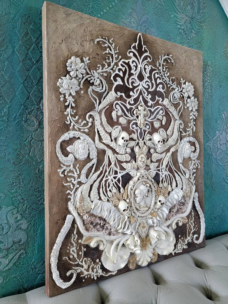 Original Baroque Abstract Sculpture by Sana Shaw