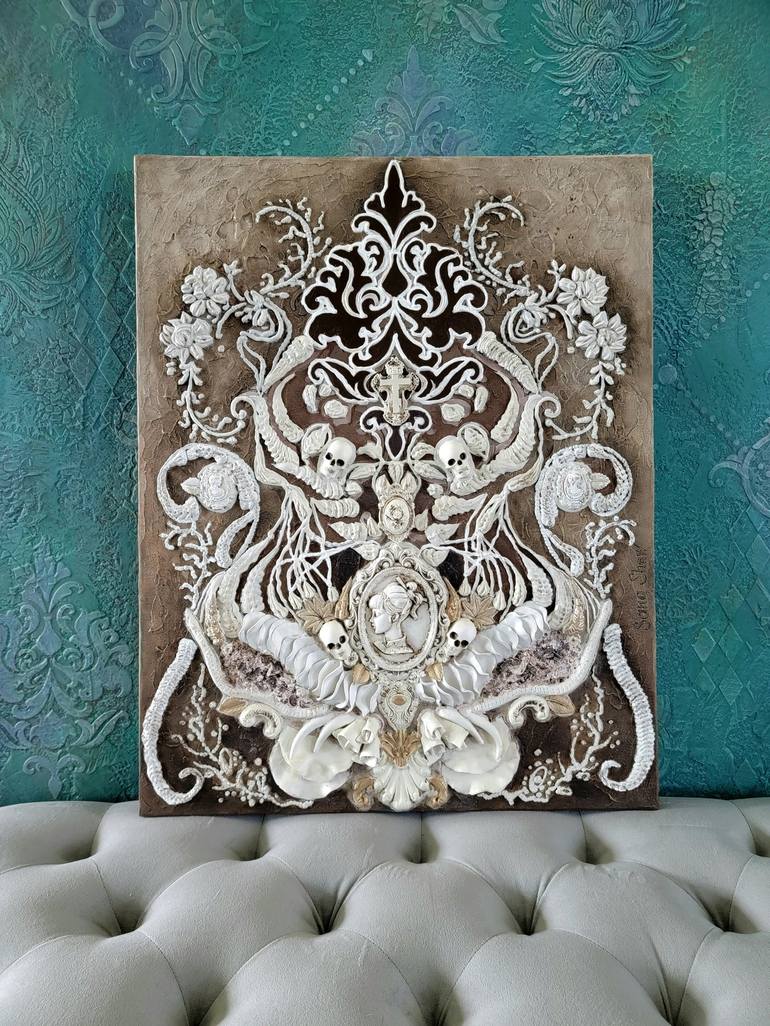 Original Baroque Abstract Sculpture by Sana Shaw