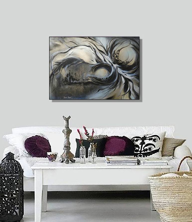 Original Fine Art Abstract Painting by Sana Shaw