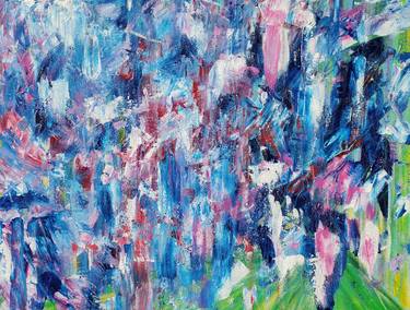 Original Impressionism Abstract Painting by Doug E Smith