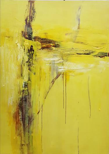 Original Abstract Expressionism Abstract Paintings by Won Jeong Cho