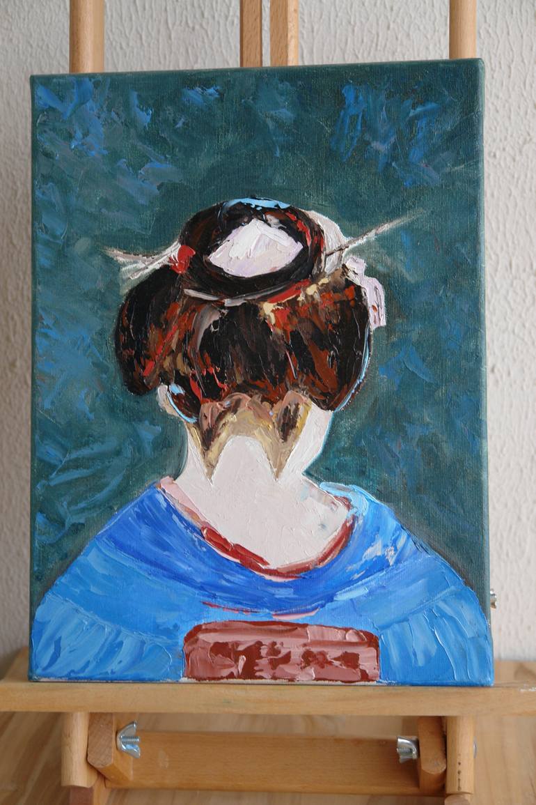 Original Portraiture Women Painting by Iryna Khmelevska