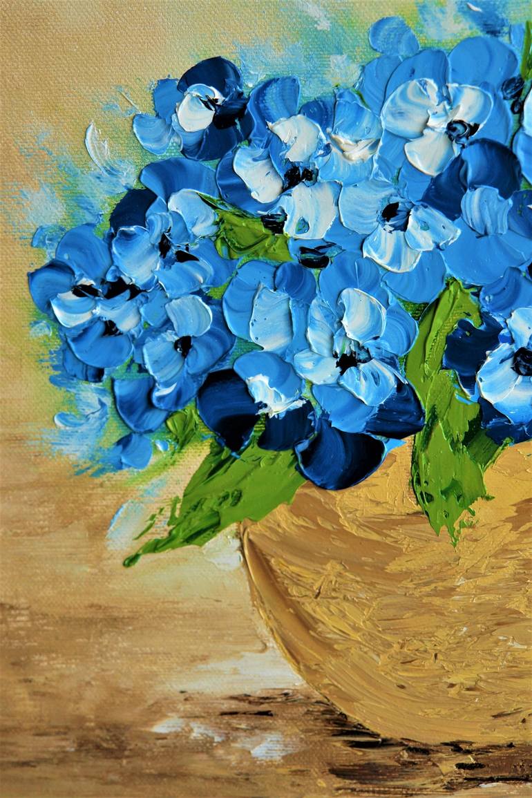 Original Floral Painting by Iryna Khmelevska