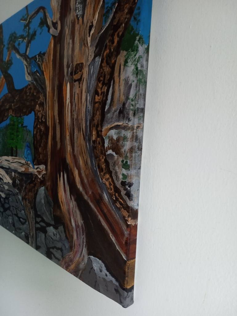 Original Fine Art Tree Painting by Corinne Hamer