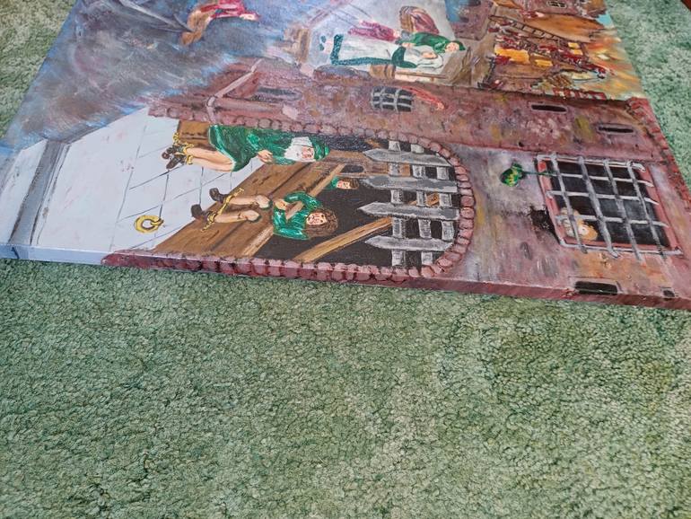 Original Expressionism Landscape Painting by Corinne Hamer