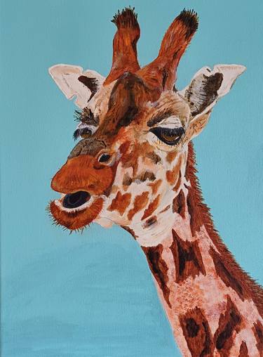 Original Realism Animal Painting by Corinne Hamer