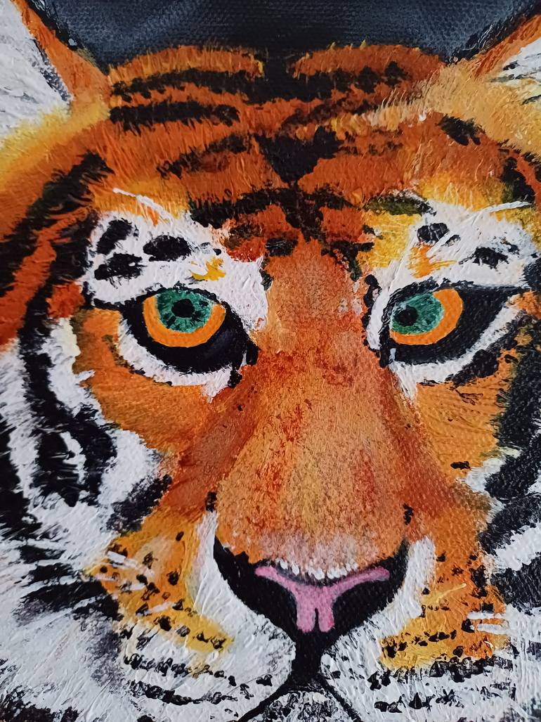 Original Photorealism Animal Painting by Corinne Hamer