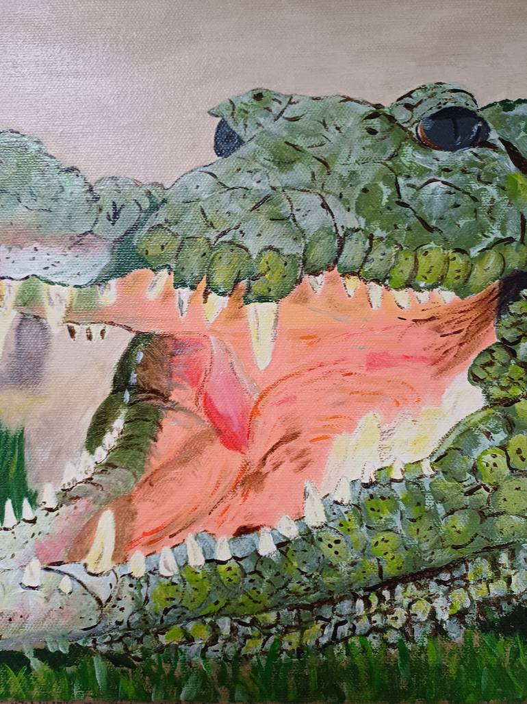 Original Photorealism Animal Painting by Corinne Hamer