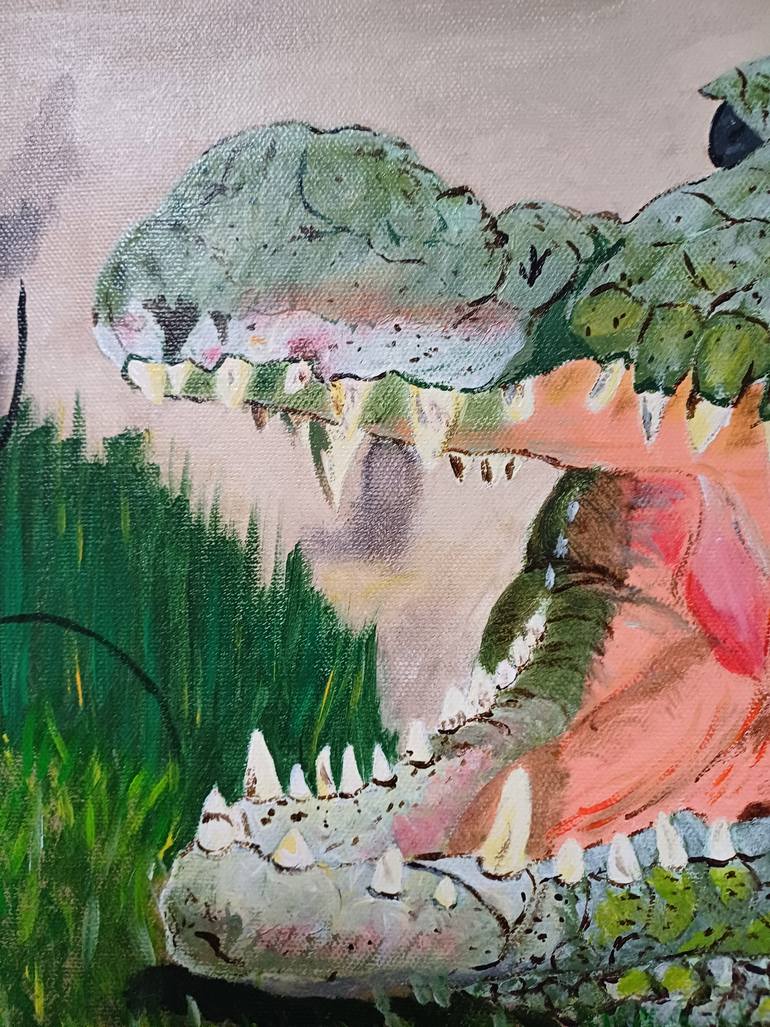 Original Photorealism Animal Painting by Corinne Hamer