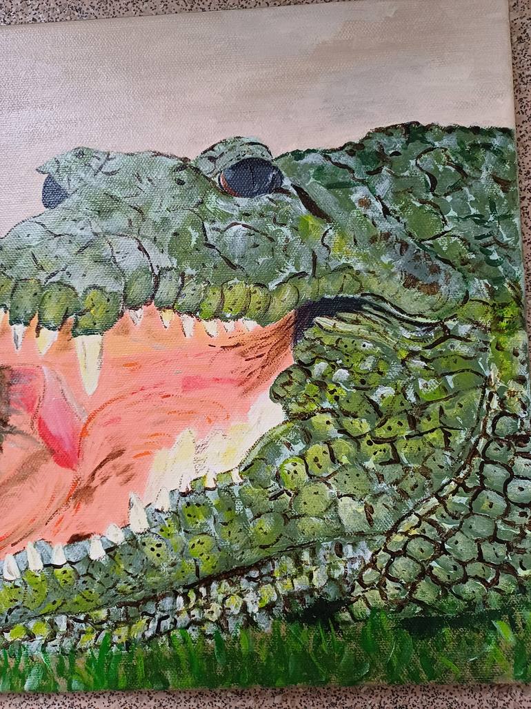 Original Photorealism Animal Painting by Corinne Hamer