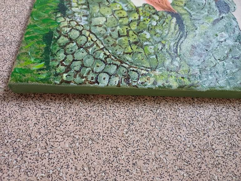 Original Photorealism Animal Painting by Corinne Hamer