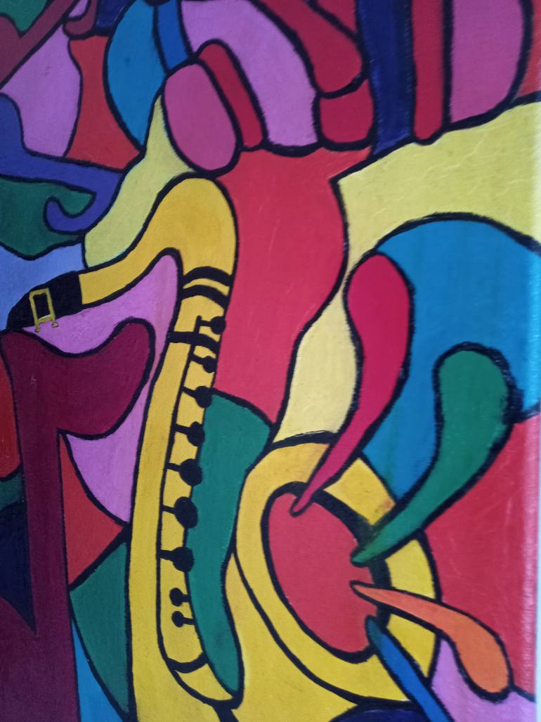 Original Abstract Painting by Corinne Hamer
