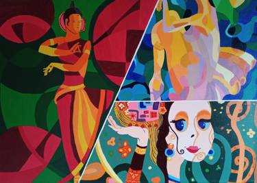 Original Performing Arts Paintings by Corinne Hamer