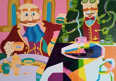 Original Modern Food & Drink Paintings by Corinne Hamer