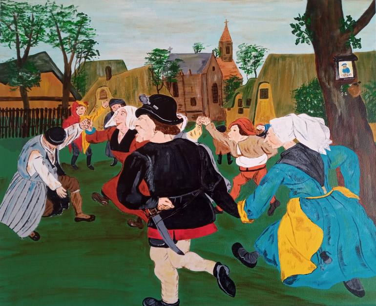 peasant dance painting