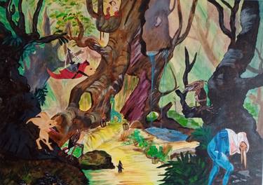 Original Fantasy Paintings by Corinne Hamer