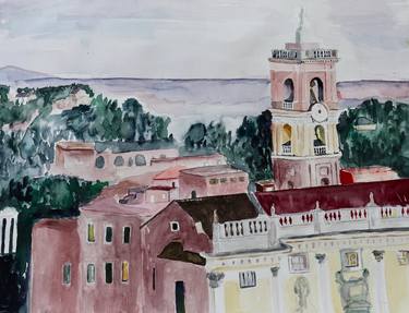 Print of Architecture Paintings by Emmanuelle C