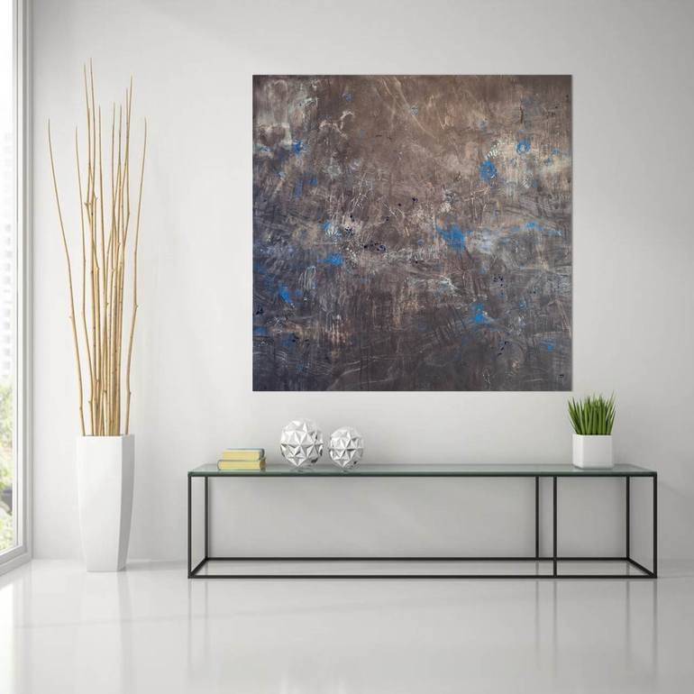 Original Abstract Expressionism Botanic Painting by Andrea Edwards