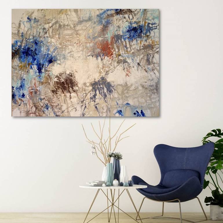 Original Abstract Expressionism Abstract Painting by Andrea Edwards