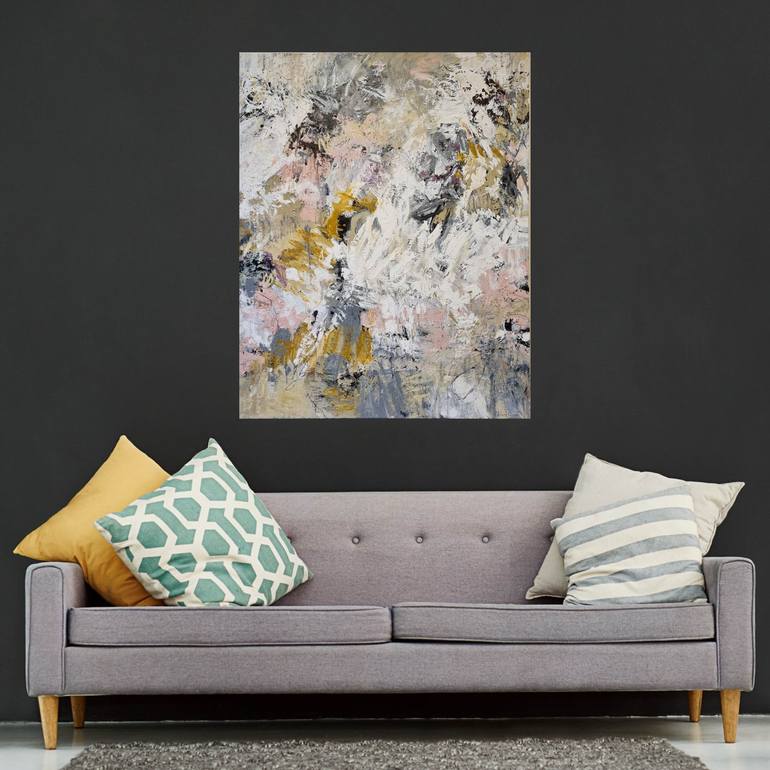 Original Abstract Expressionism Nature Painting by Andrea Edwards