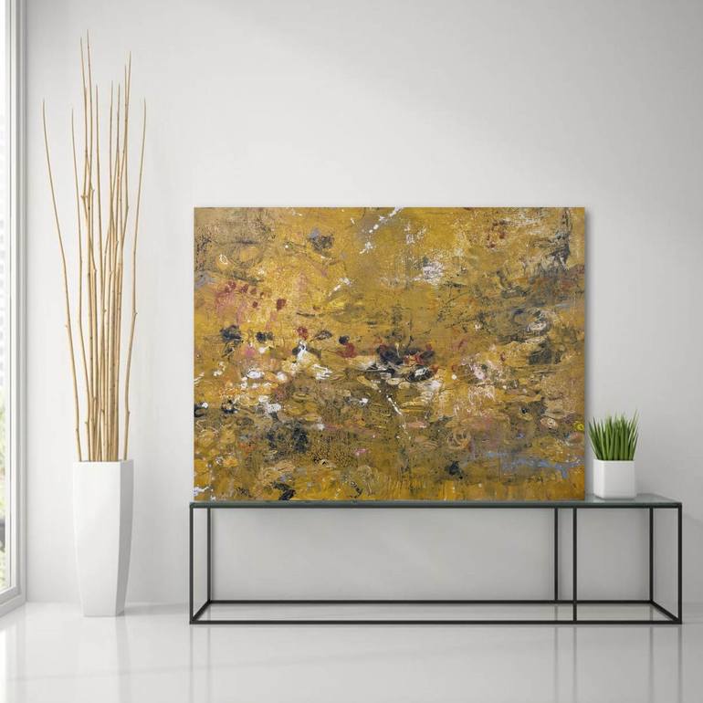 Original Abstract Expressionism Landscape Painting by Andrea Edwards