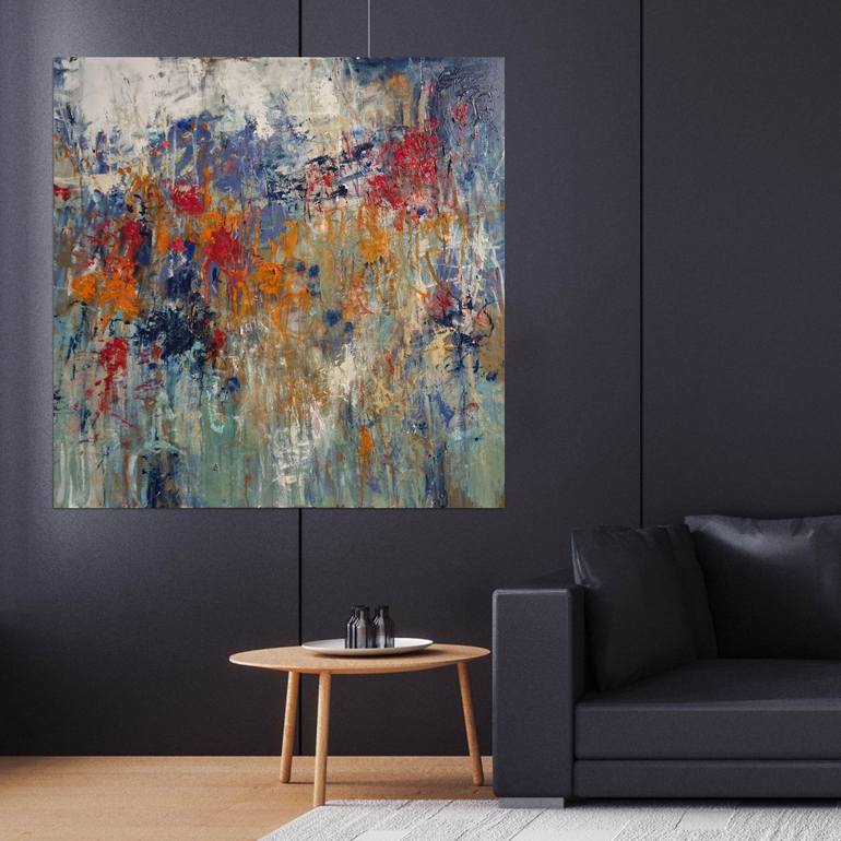 Original Abstract Expressionism Nature Painting by Andrea Edwards