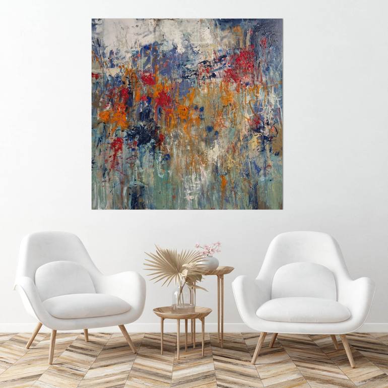 Original Abstract Expressionism Nature Painting by Andrea Edwards