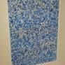 Blue Point Beauty is a lively, unique and ambient abstract work celebrating water, sky, sea and sand!
Texture, colour and pattern are key features.
It has been described as an attractive room feature that people will be naturally drawn to admire.
It has matte white edges and border.
Ready to hang and enjoy.