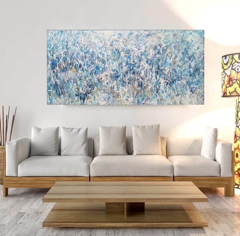 Original Abstract Botanic Painting by Andrea Edwards