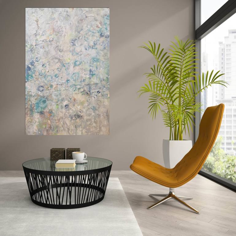 Original Abstract Botanic Painting by Andrea Edwards